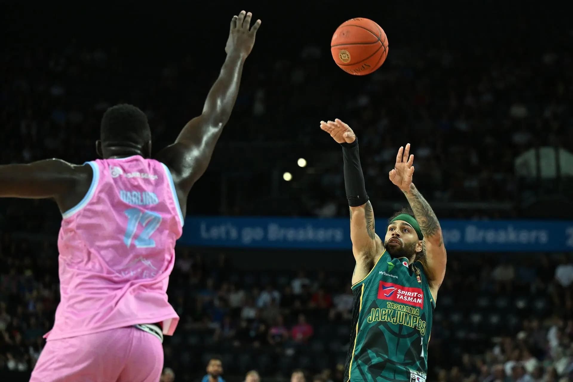 Tasmania JackJumpers Jordon Crawford during the NBL Round 17 game