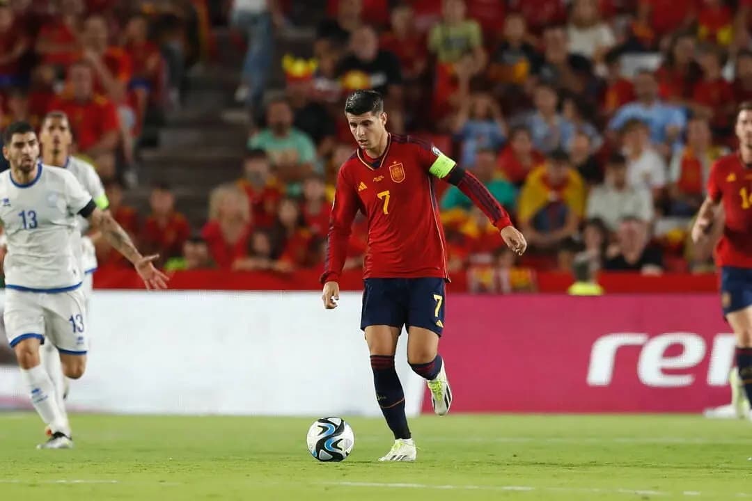 Alvaro Morata Spain Football Team