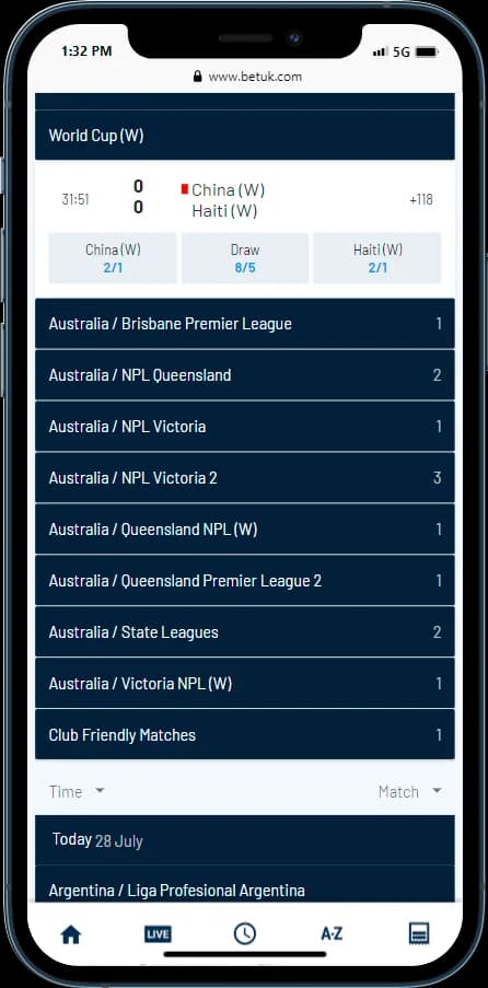 BetUK mobile App