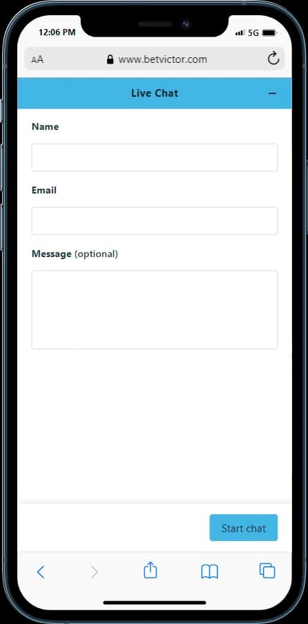 BetVictor Live Chat