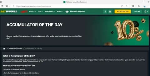 BetWinner Accumulator of the Day