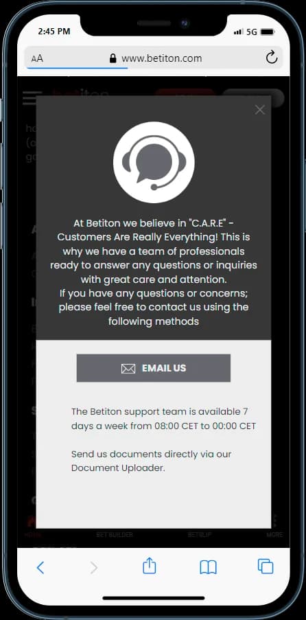 Betiton Support