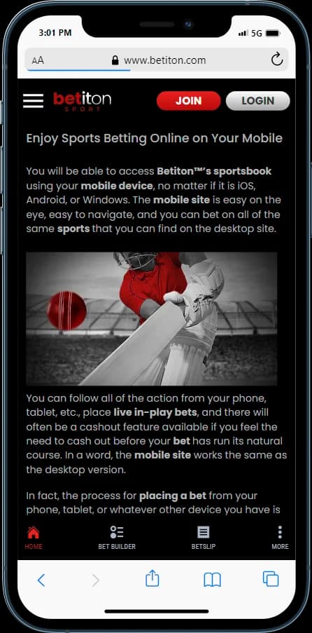 Betiton Mobile App