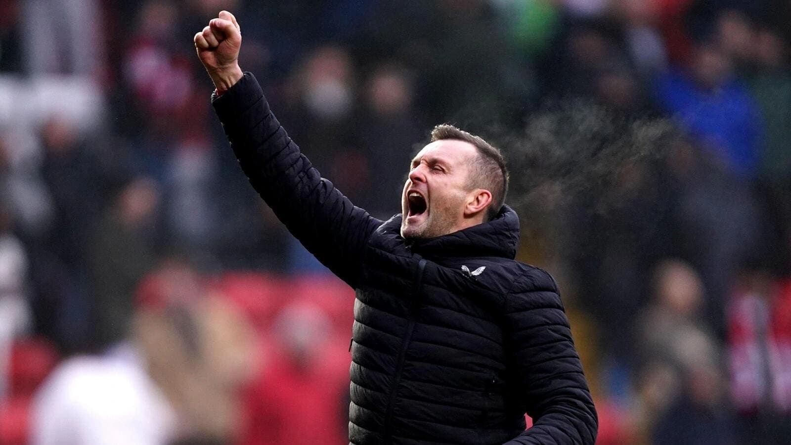 Charlton's manager Nathan Jones