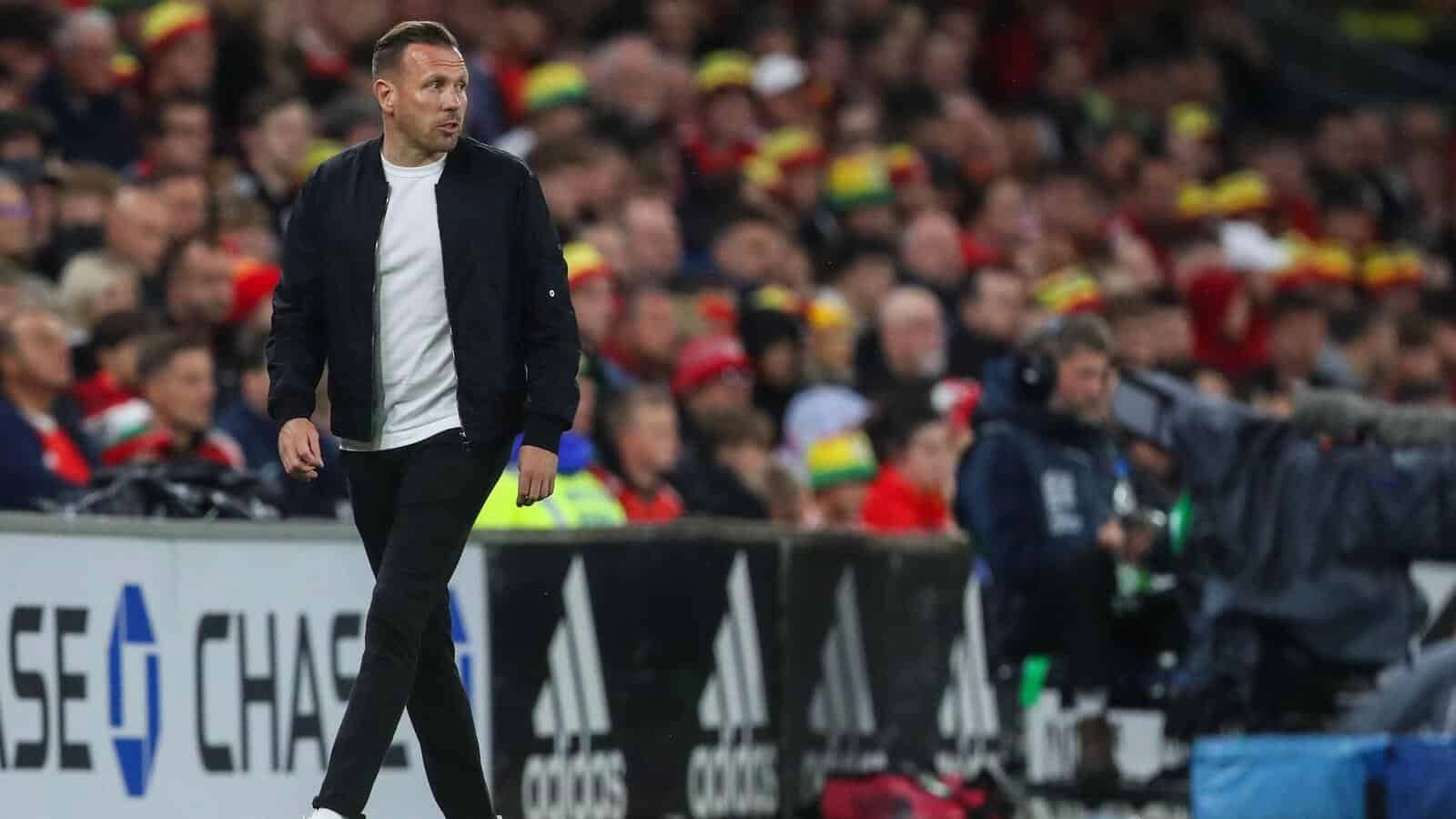 Craig Bellamy, manager of Wales