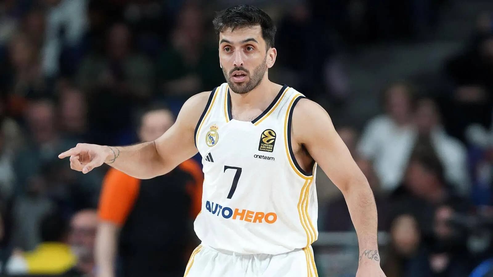 Facundo Campazzo iz Real Madrida tokom utakmice Evrolige