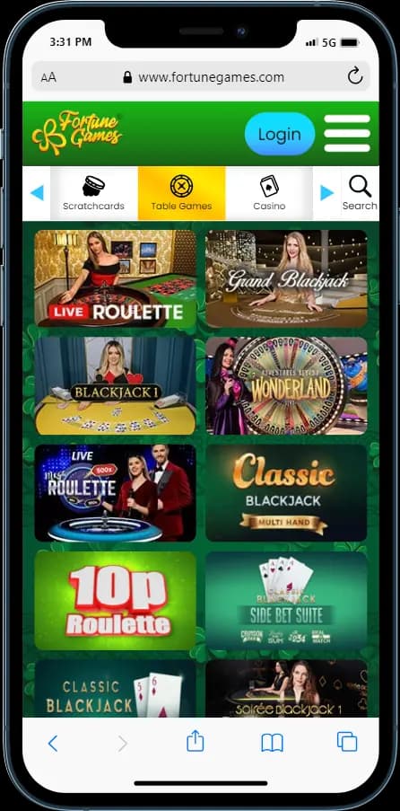 Fortune Games Live Casino