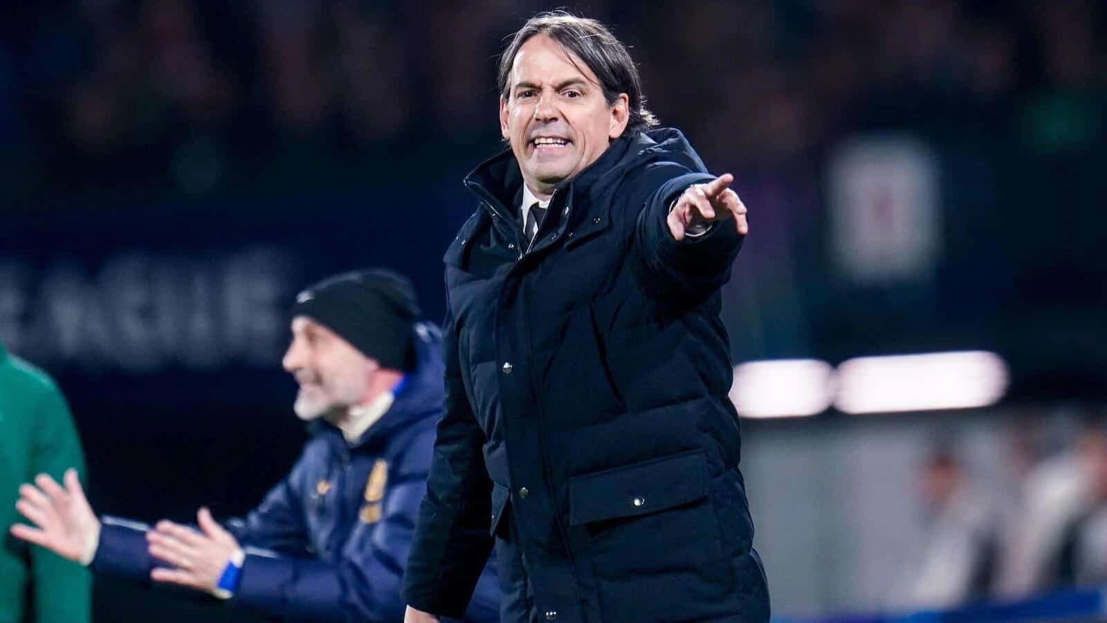 Inter Milan coach Simone Inzaghi