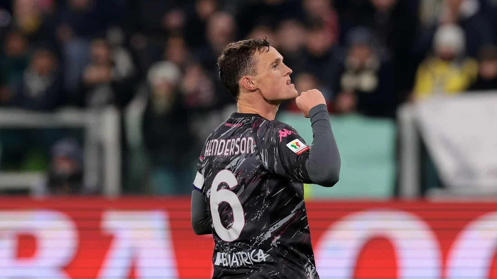 Liam Henderson of Empoli FC celebrates