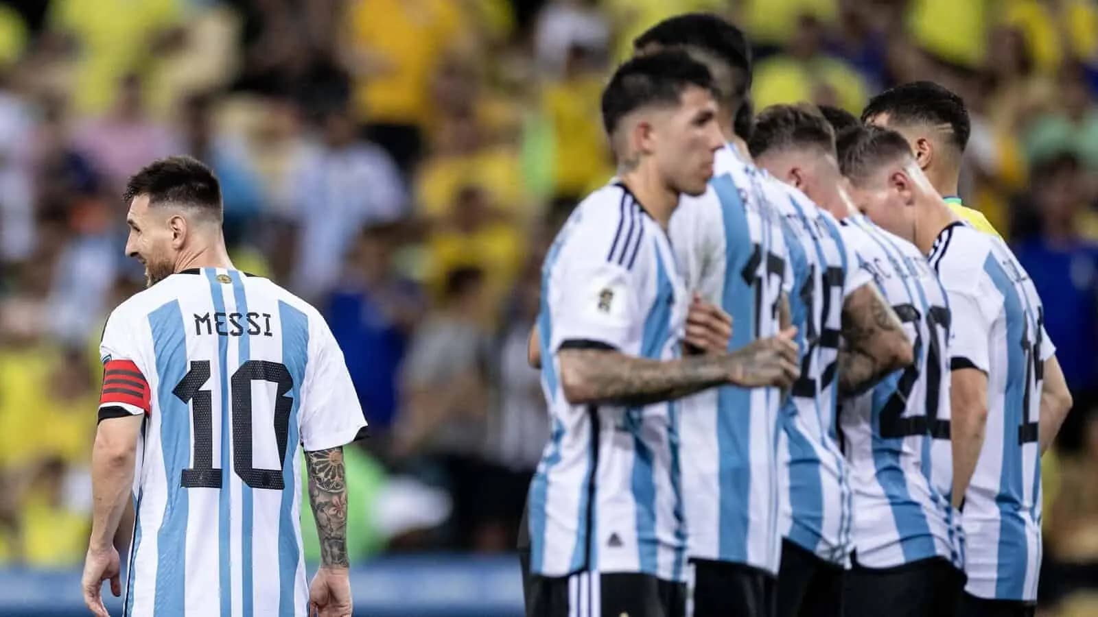 Lionel Messi of Argentina