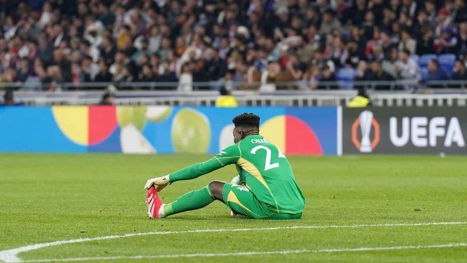 Manchester United goalkeeper Andre Onana