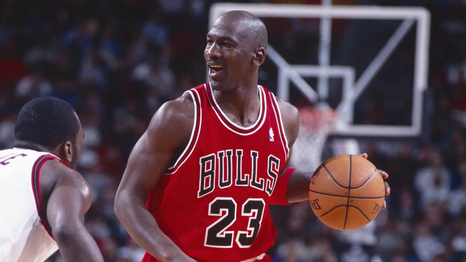 Michael Jordan of the Chicago Bulls