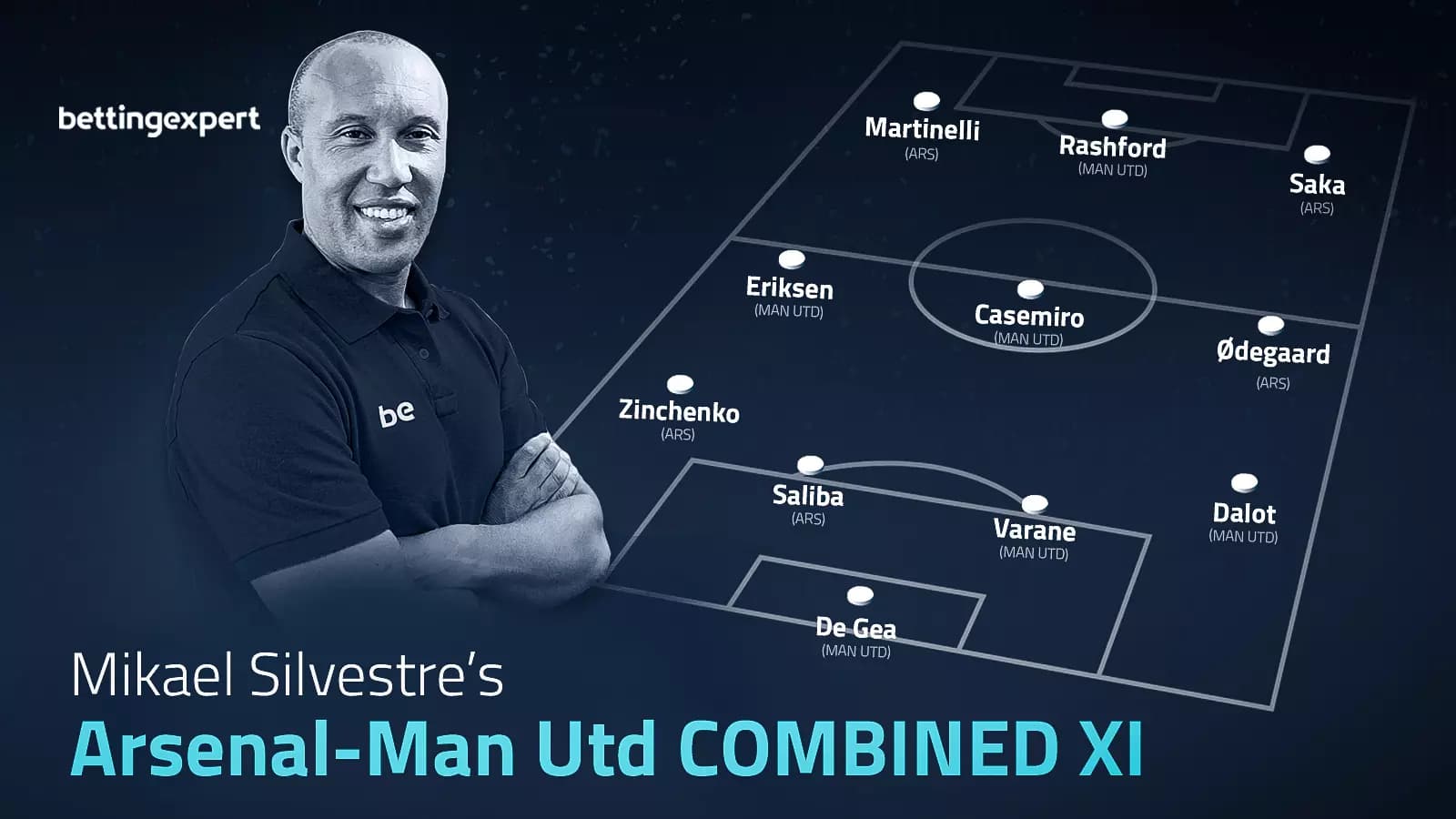 Mikael Silvestre ARS & ManUtd XI 16-9