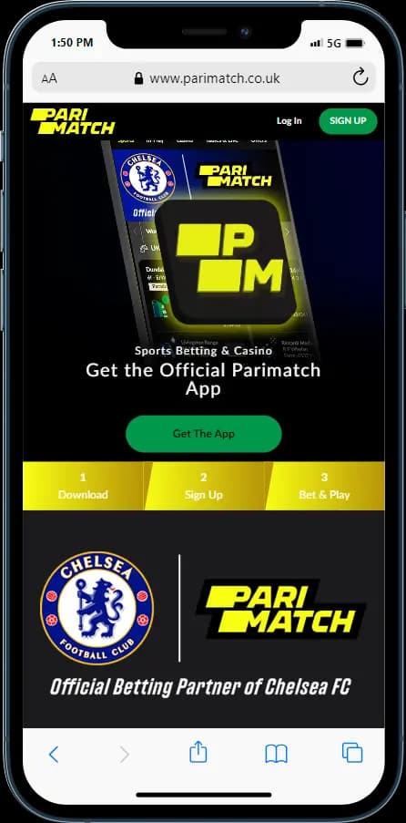 Check out the Parimatch App for Android and iOS