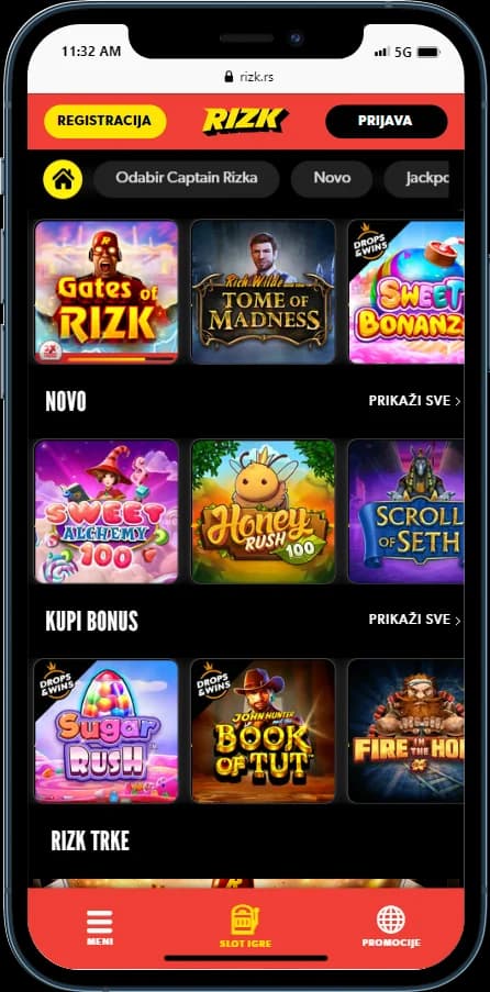 Rizk Slot igre
