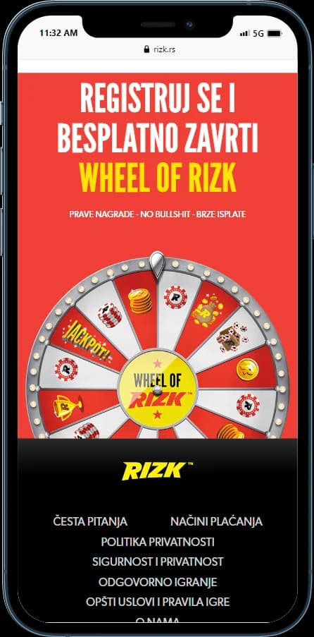 Rizk Slot - Wheel of Rizk