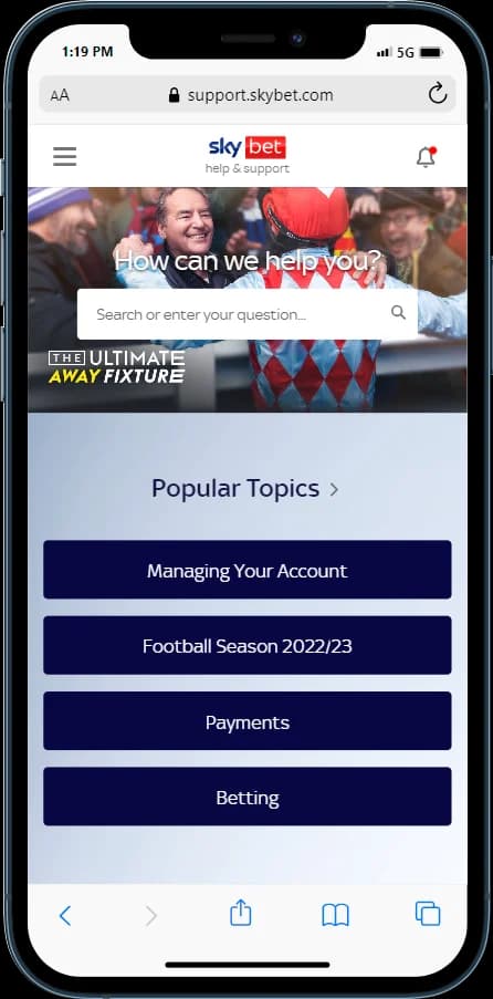 You can check SkyBet Customer Service and they will provide you with all answers