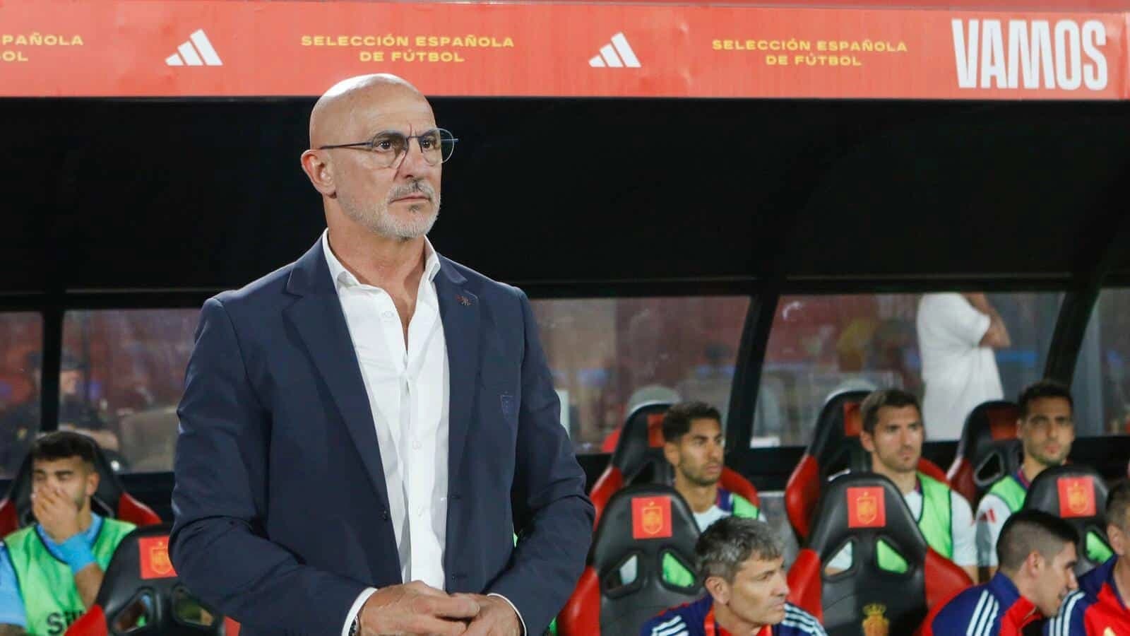 Spain's coach Luis de la Fuente