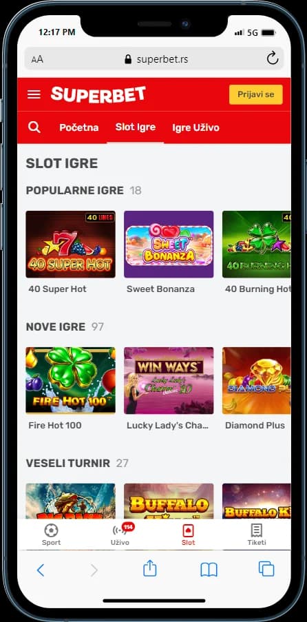 Superbet Slot Igre
