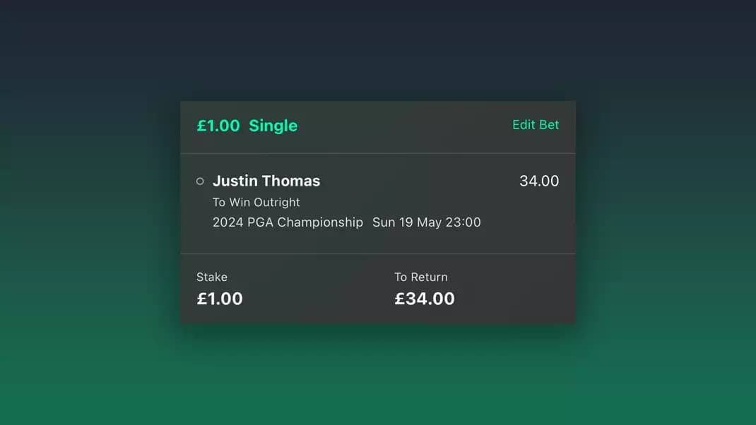 The PGA Championship Best Bet