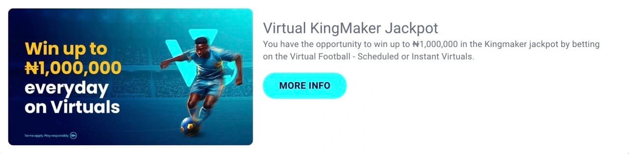 Virtual KingMaker Jackpot
