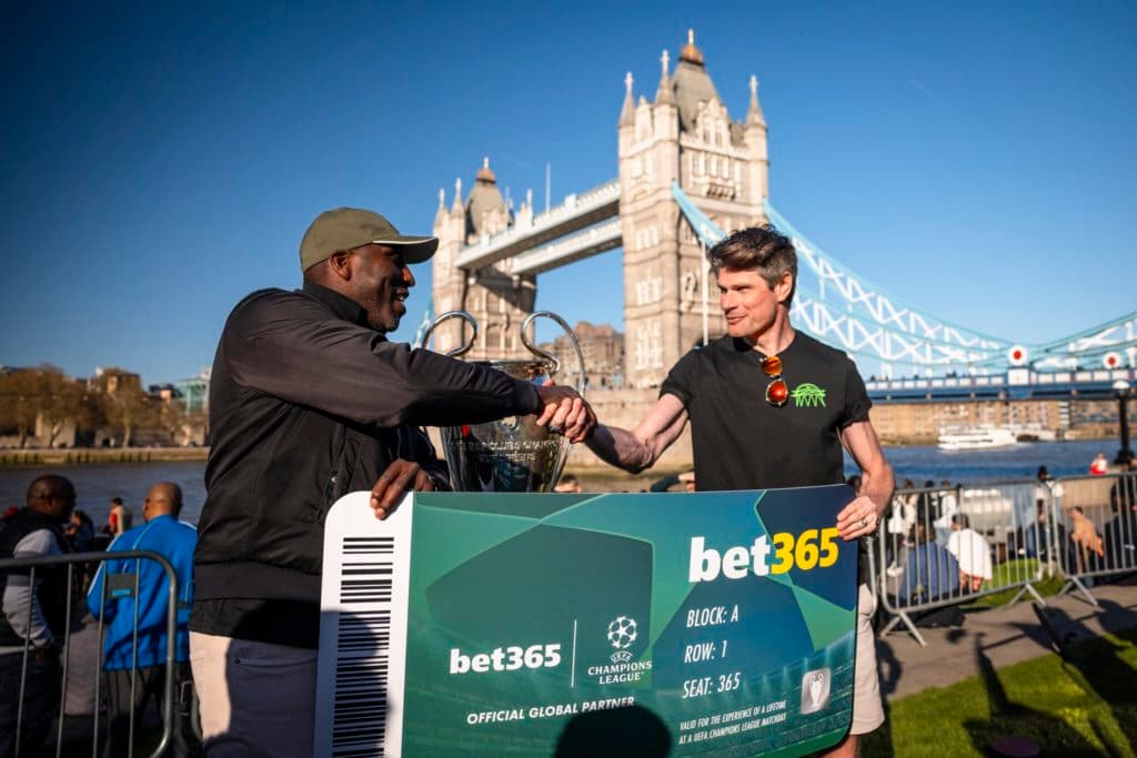 bet365 and Sol Campbell Bring Epic Big Ticket Giveaway to Life in London