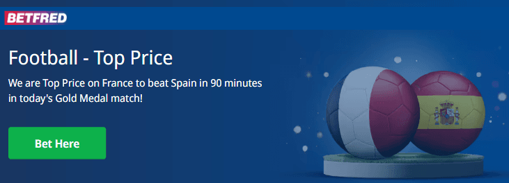 betfred olympics football betting offer