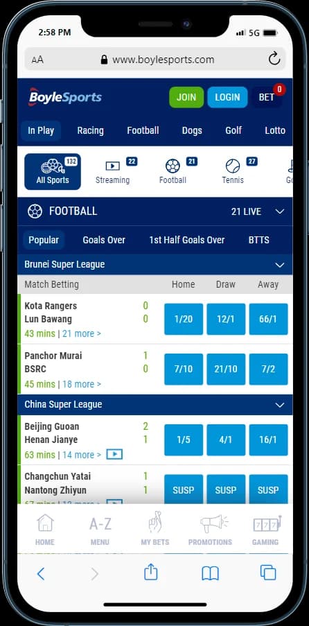 BOYLE Sports In Play