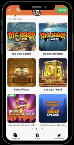 LeoVegas Casino Games