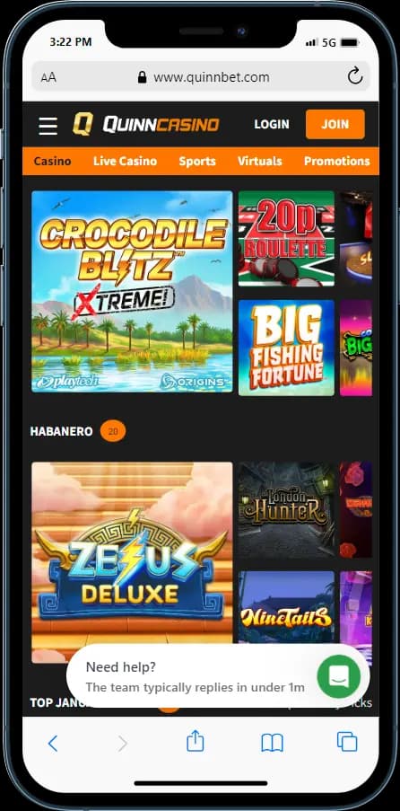 QuinnBet Casino Online Games