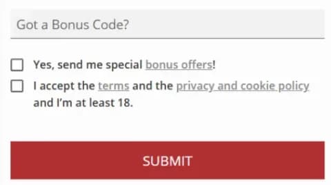 Tangobet Bonus Code Field