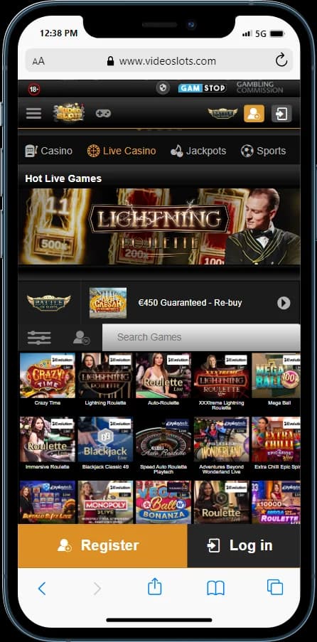 Video Slots Live Casino 