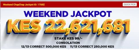 weekend chapchap jackpot