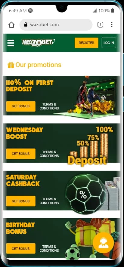 wazobet promotion