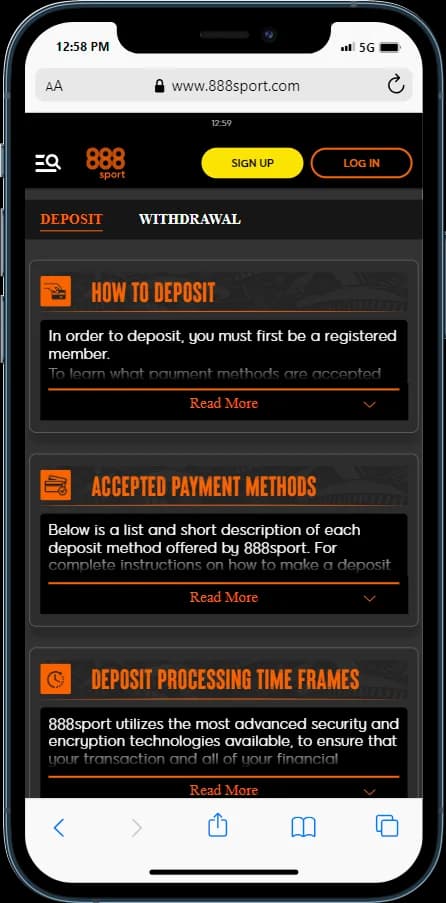 888sport Deposit