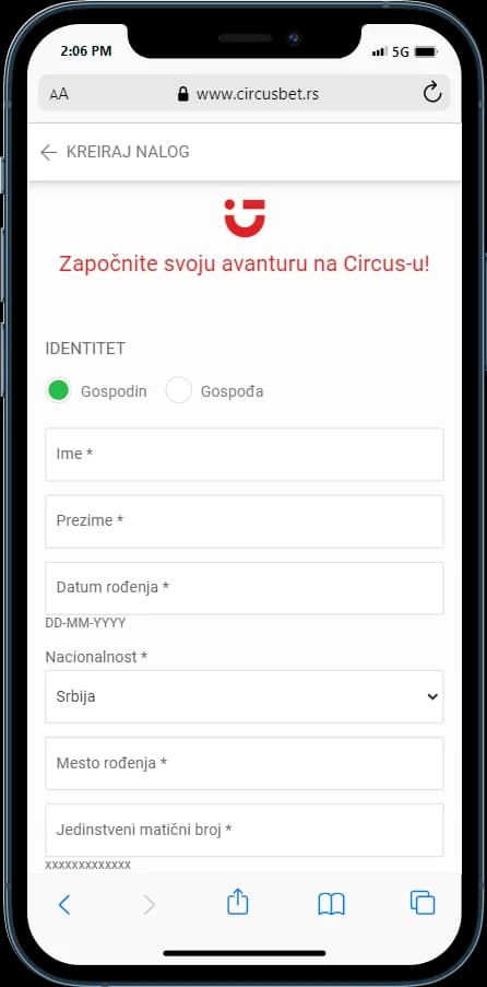 Circus nalog