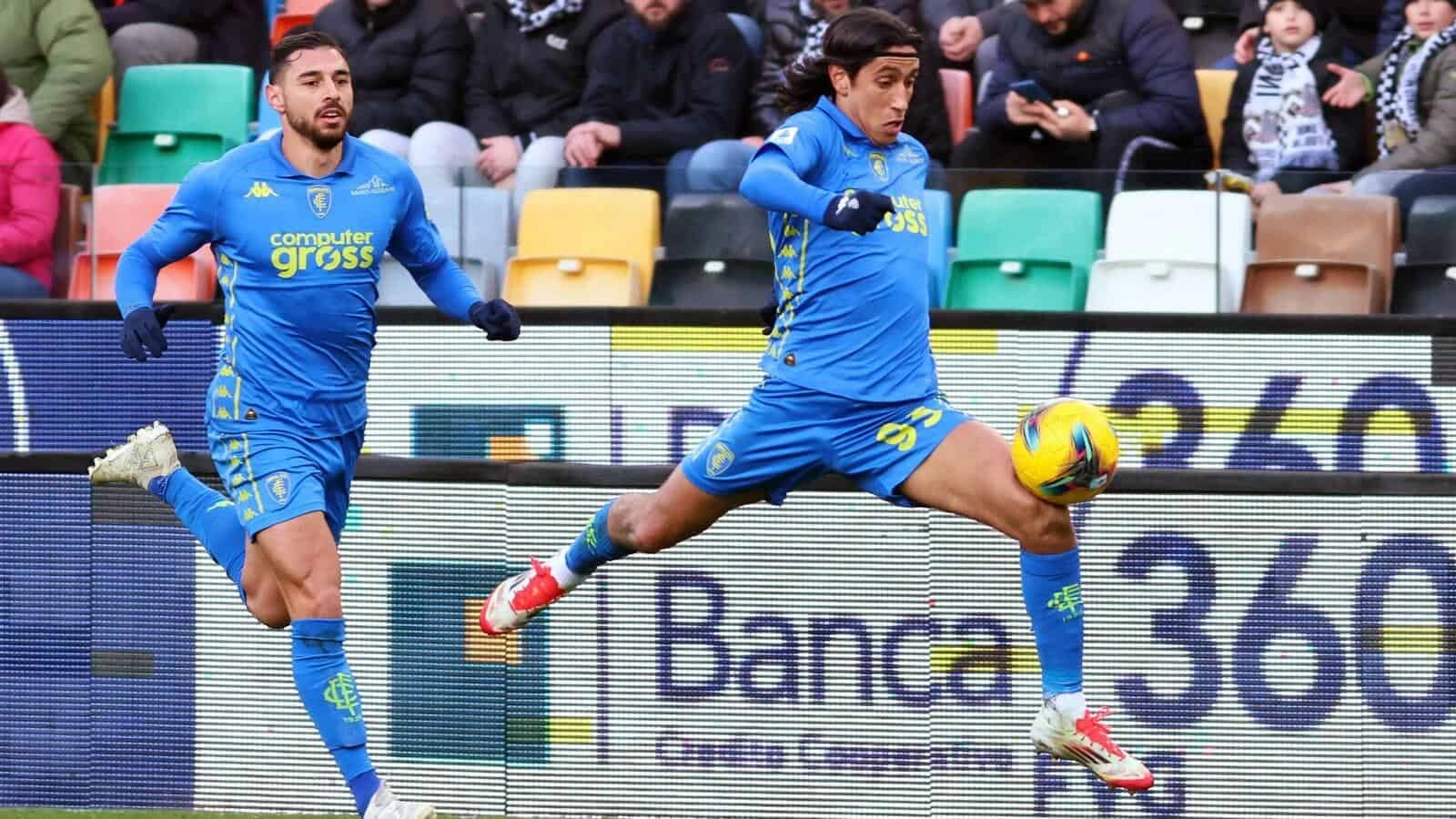 Empoli's Youssef Maleh during the Serie A soccer match