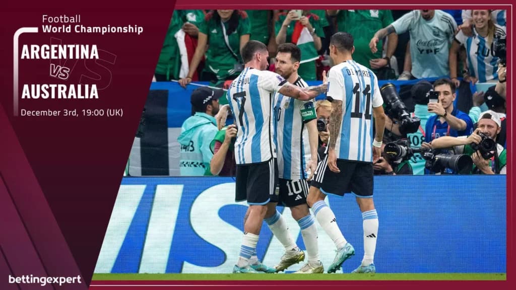 Argentina vs Australia Bet Builder Tips: Props & Winner Make 2.10 Builder for Round of 16 Clash