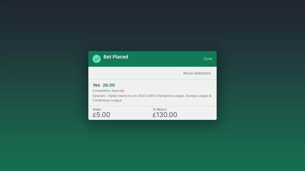 bet365 special offer