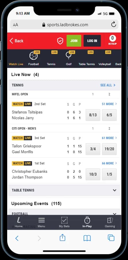 Ladbrokes Live Stream