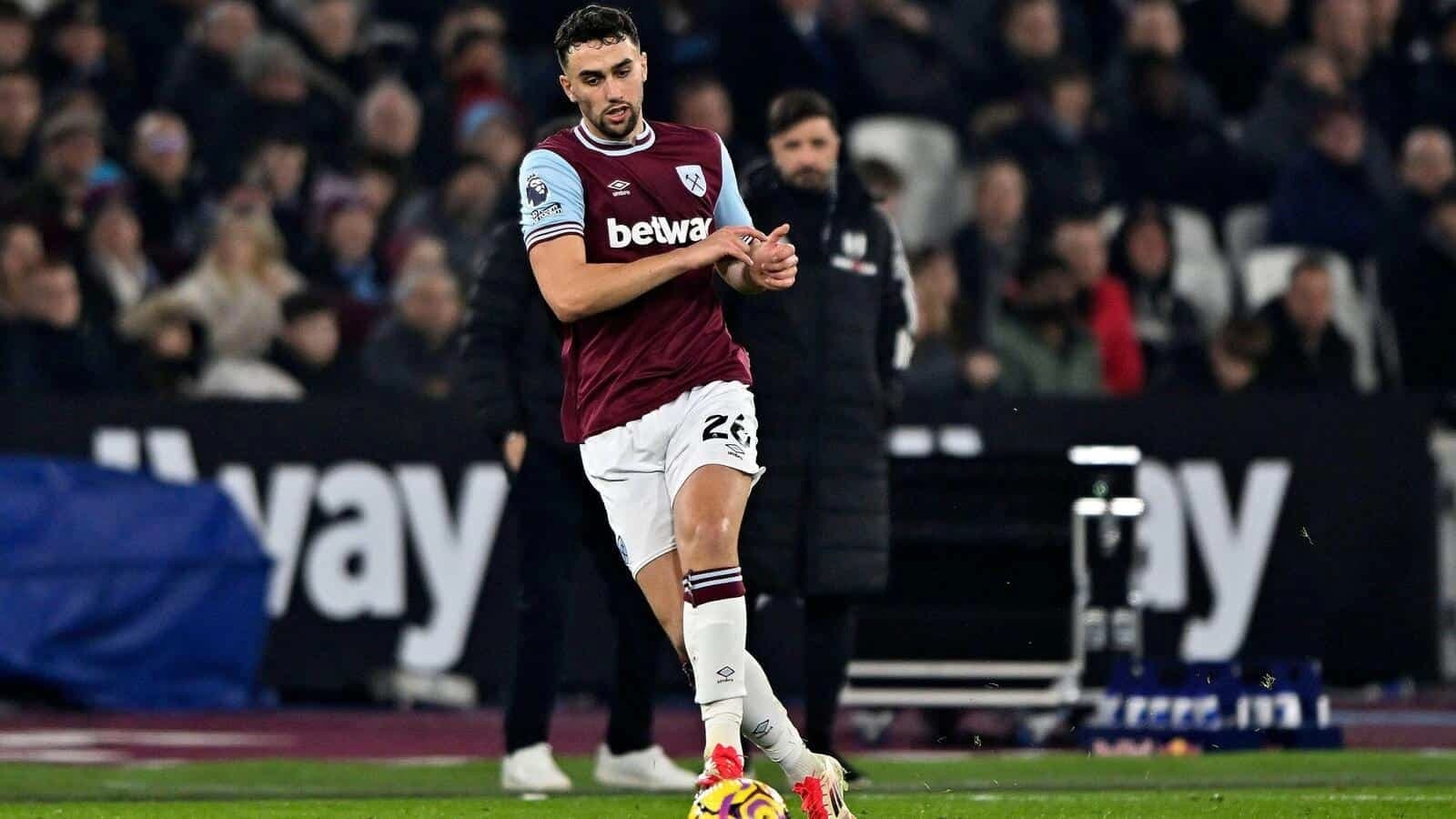 Maximilian Kilman (West Ham) during the West Ham vs Fulham Premier League match