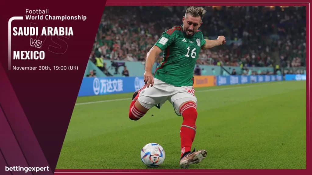 Saudi Arabia vs Mexico Bet Builder Tips: Goals and Player Card Make 9.00 Builder