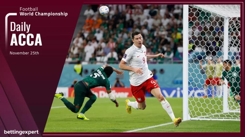 Daily World Cup Acca Nov 30th: 7.50 Acca for Three Games this Wednesday