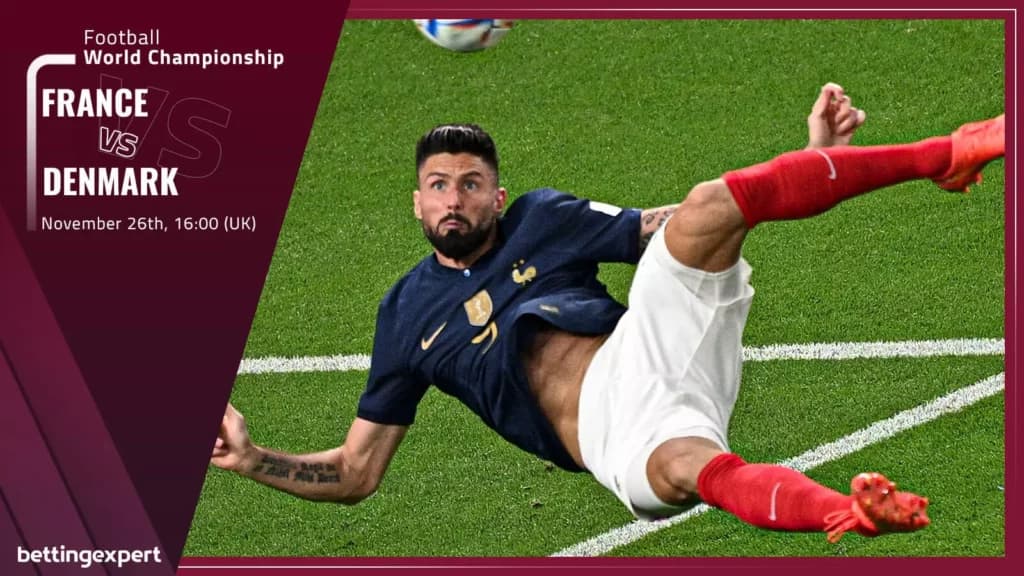 France vs Denmark Bet Builder Tips: 3.50 Builder for Group D Decider