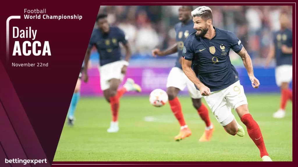 Daily World Cup Acca Nov 22nd: 15.00 Acca This Tuesday