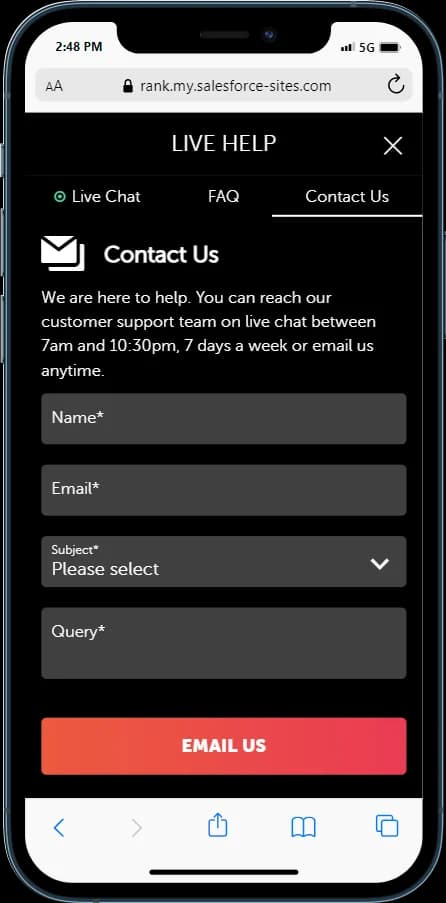 Regal Wins Online Casino Live chat