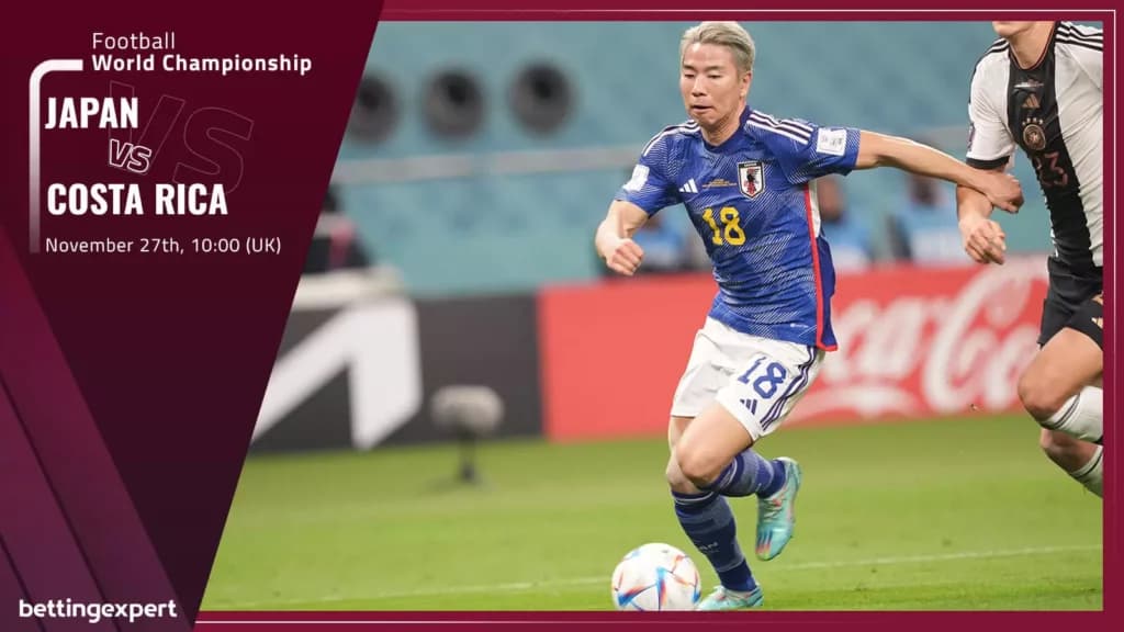 Japan vs Costa Rica Bet Builder Tips: 3.10 Builder for Sunday Morning Clash