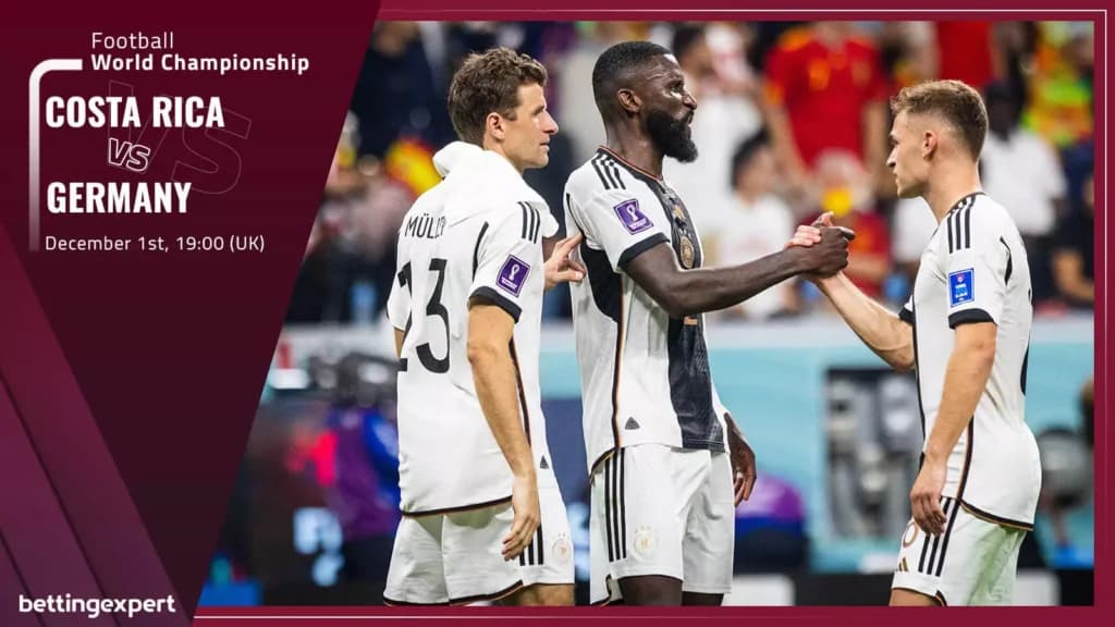 Costa Rica vs Germany Bet Builder Tips: Dominant German Display in 1.95 Builder