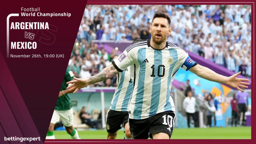 Argentina vs Mexico Bet Builder Tips: 14.30 Builder for Group C Showdown