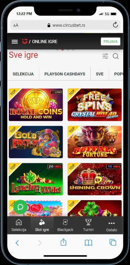 Circus Slot Igre